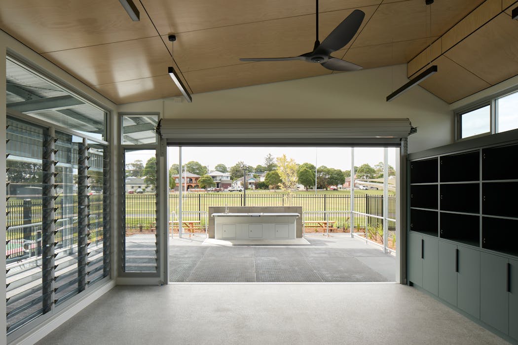 West Netball Club House commercial fitout photo 5